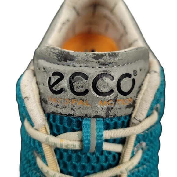 Ecco Biom Train Women’s Sz 9 EU 40 Natural Motion Training Shoes White Gray Teal - Picture 8 of 16